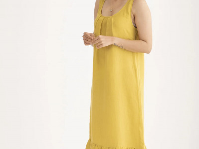 Summer Linen Dresses | Pure Linen Dresses For Women | Linen Midi Dresses Online - Live L photo 3