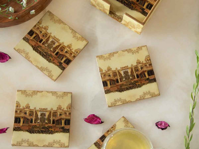 Buy Afreen Set Of 6 Coaster at LuxeHome photo 3