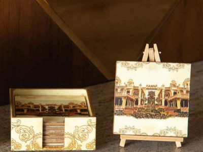Buy Afreen Set Of 6 Coaster at LuxeHome photo 4