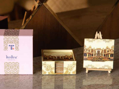 Buy Afreen Set Of 6 Coaster at LuxeHome photo 5