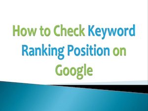 Check Google Keyword Rankings logo