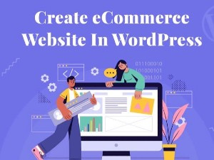 How To Create A WordPress Ecommerce Website logo